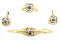 Brooch Guerretta Gioielli Woman in Gold Zaffiro 868 - 868